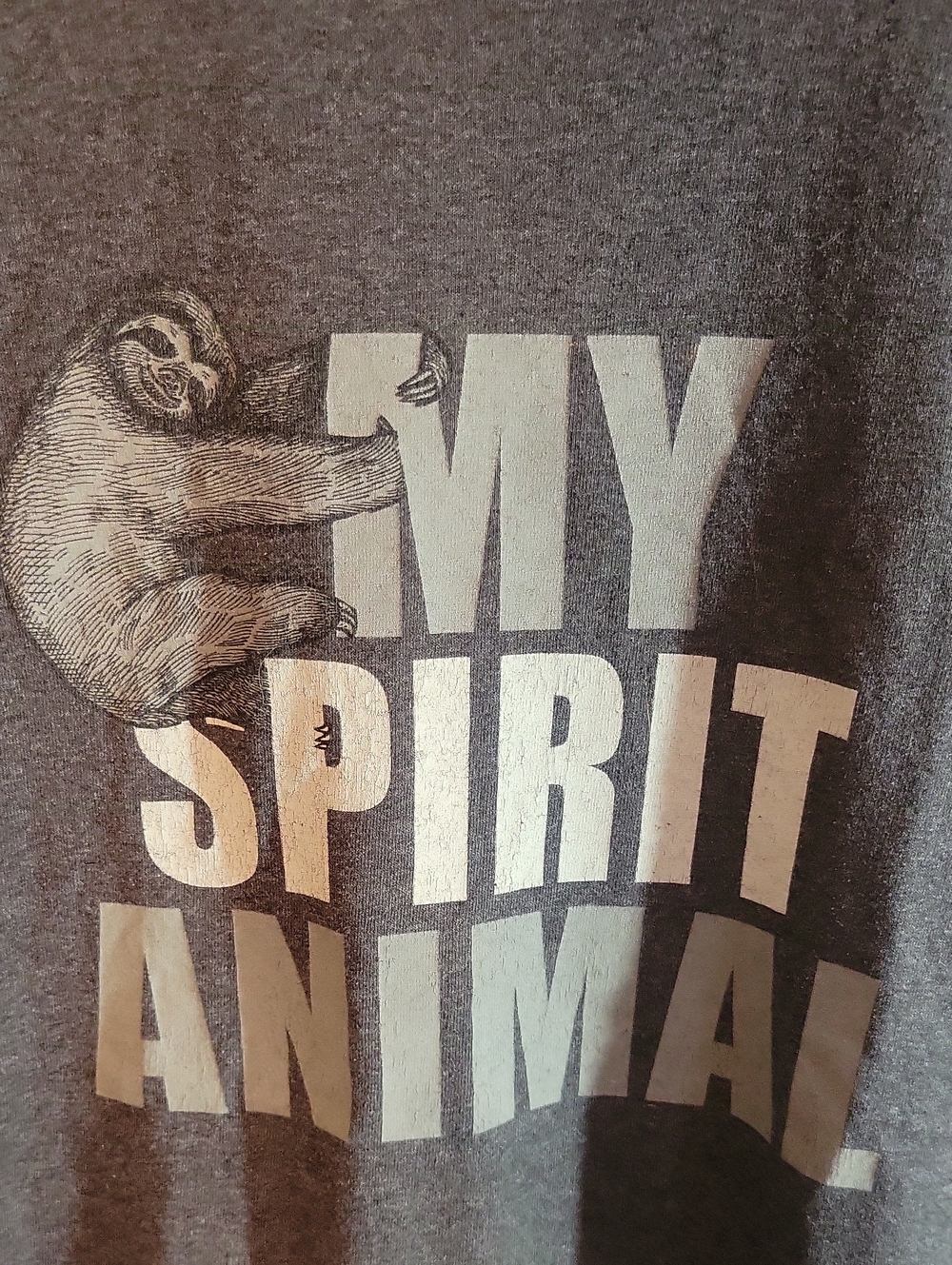 My Spirit Animal Sloth Tshirt - Picture 2 of 5